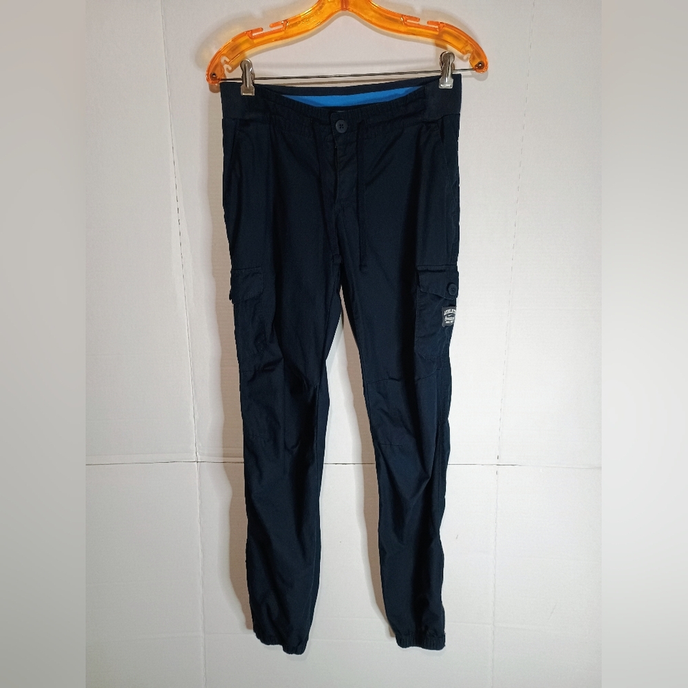 The Athletic Dept Men's Navy Cargo Pants Size Small